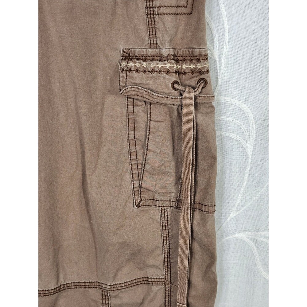 Hollister Baggy Camo Cargo Pants Large Adjustable Rise Y2K Grunge Utility Style - Picture 5 of 13